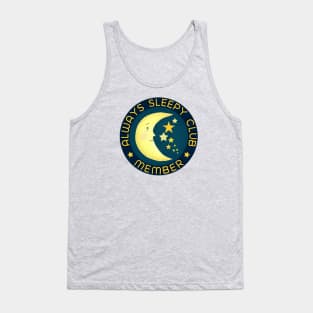 Always Sleepy Club Member Badge Tank Top